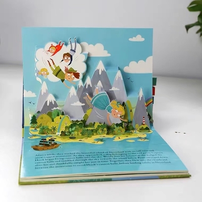 Paperboard Hardcover Children'S Books Pop Up Educational 3D