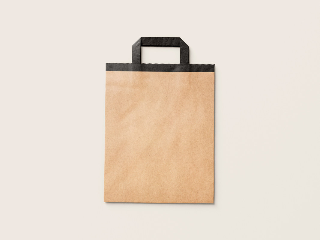 200gsm Recyclable Printed Kraft Paper Shopping Bag With Handle